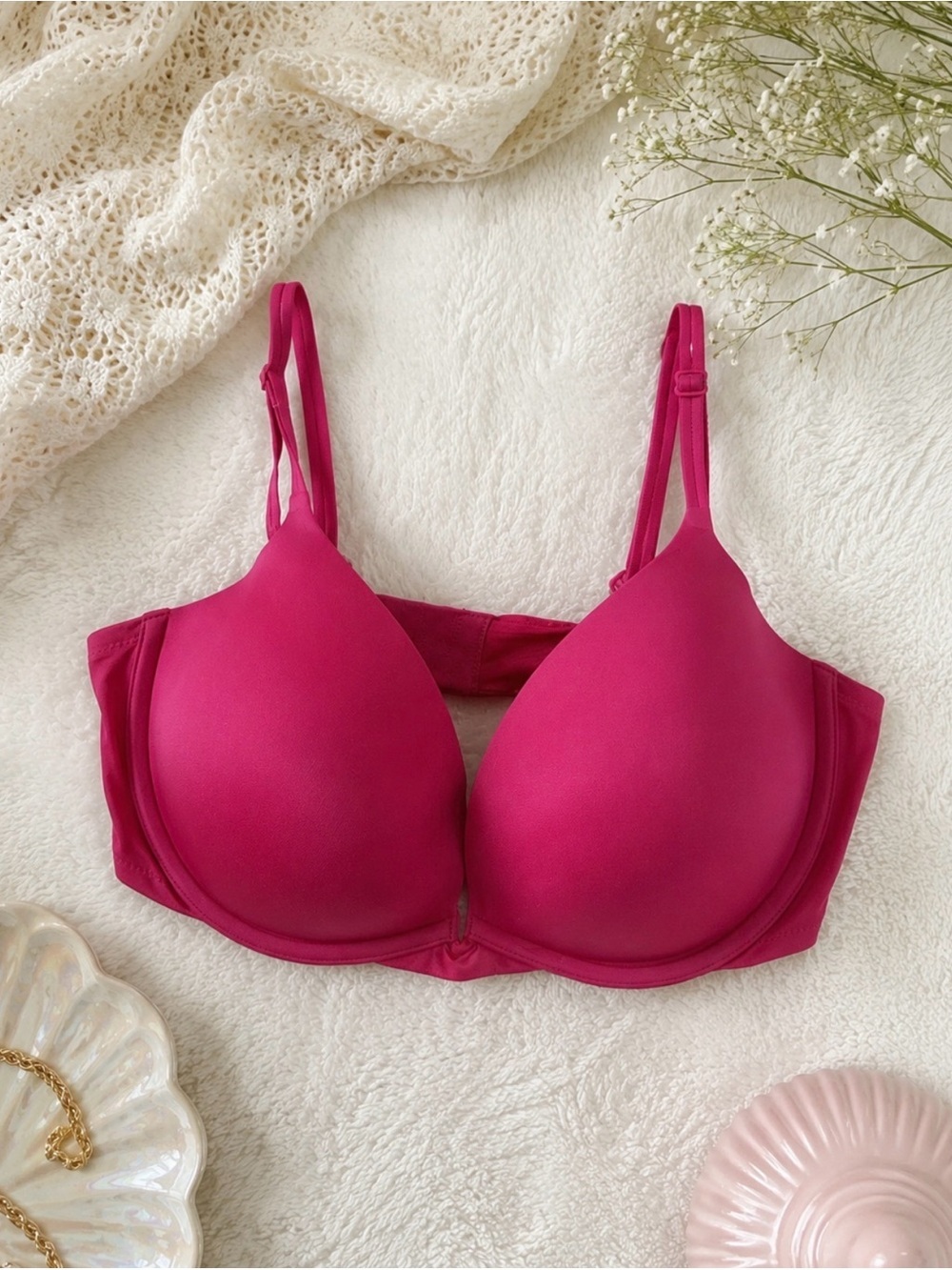 Victoria’s Secret very sexy push-up Smooth T-Shirt Bra - Fuchsia